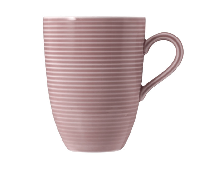 Seltmann Weiden Beat Becher mit Henkel 0,35 l mit Relief Color Glaze Altrosa Exklusive Angebote