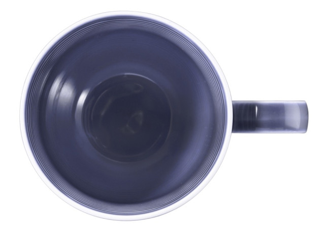 Seltmann Weiden Beat Becher mit Henkel 0,35 l mit Relief Color Glaze Fliederblau Große Rabatte