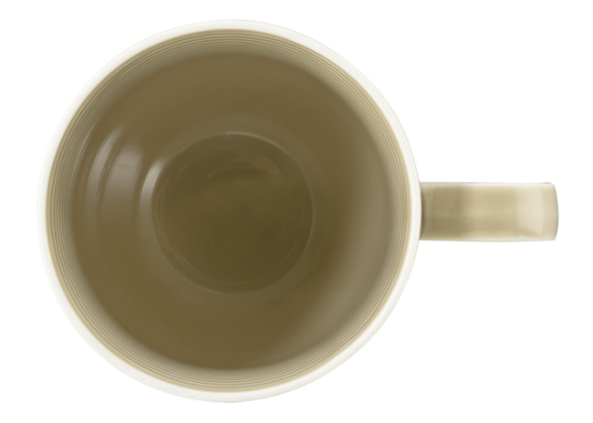 Seltmann Weiden Beat Becher mit Henkel 0,35 l mit Relief Color Glaze Sandbeige Saisonale Angebote