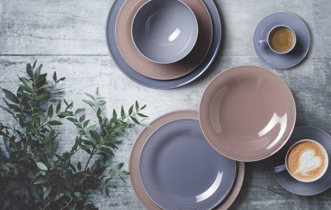 Seltmann Weiden Beat Brotteller rund 17 cm Color Glaze Fliederblau Tägliche Deals