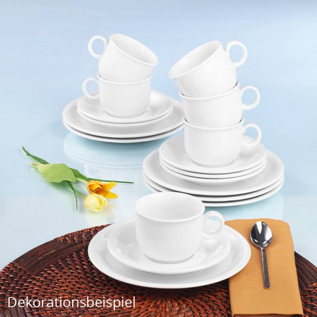 Seltmann Weiden Compact Kaffeeservice 18-teilig weiß Kostenloser Versand international