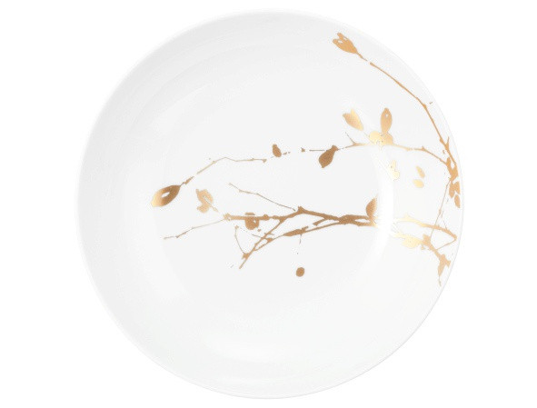 Seltmann Weiden Liberty Suppenteller rund 21 cm Golden Rose Hip Osterangebot
