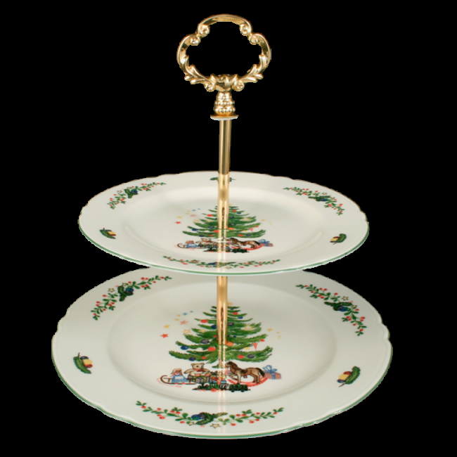 Seltmann Weiden Marie-Luise Etagere 2-tlg. Weihnachten