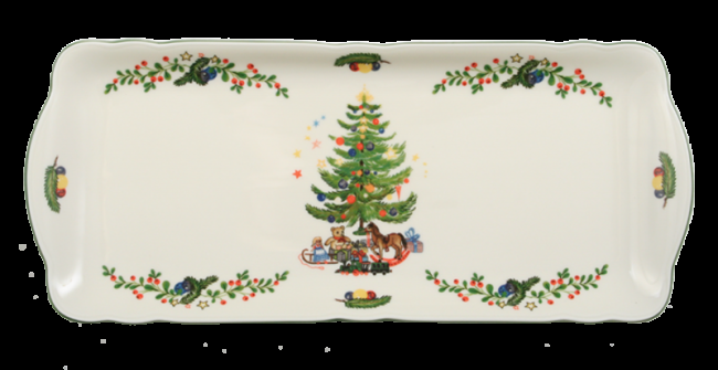 Seltmann Weiden Marie-Luise Kuchenplatte eckig 35 cm Weihnachten