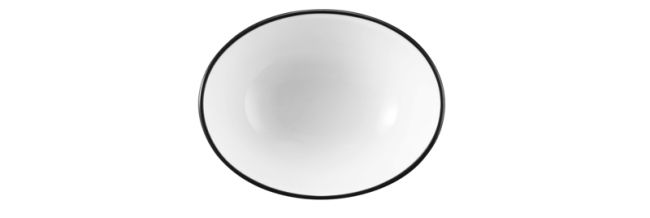 Seltmann Weiden Modern Life Bowl oval 9 cm Black Line Riesige Ersparnisse