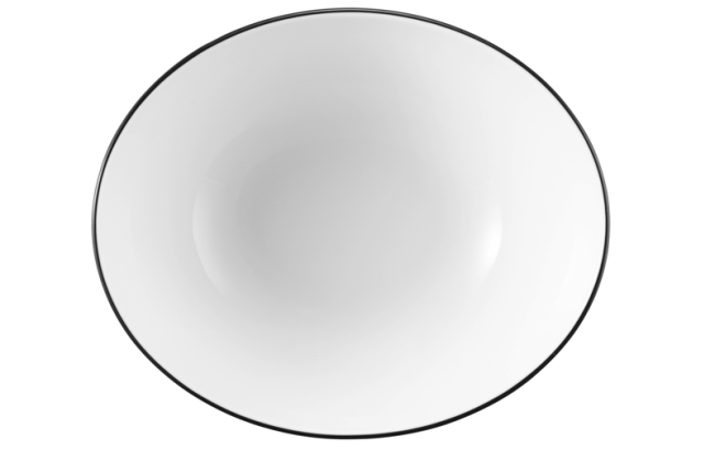Seltmann Weiden Modern Life Schüssel oval 21 cm Black Line VIP-Rabatte