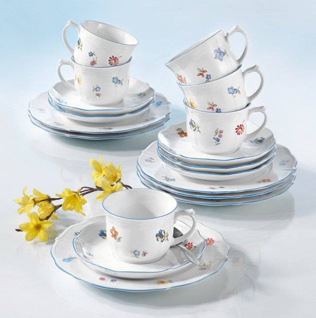 Seltmann Weiden Sonate Kaffeeservice 18-teilig Nostalgie Limitierter Zeitrabatt