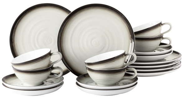 Seltmann Weiden Terra Teeservice 18-teilig klein Corso Kostenlose Rückgabe