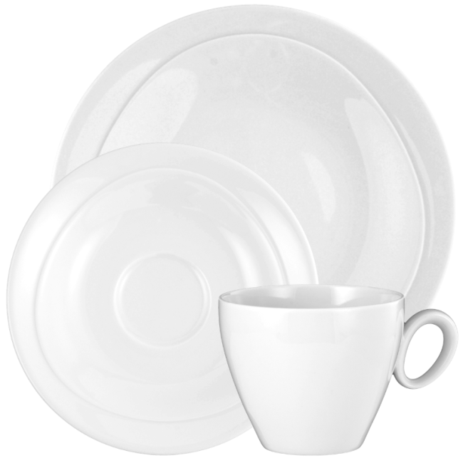 Seltmann Weiden Trio Kaffeeservice 18-tlg. T weiß Nur für heute