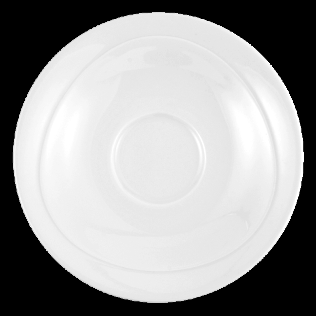 Seltmann Weiden Trio Untertasse zur Frühstückstasse 17,5 cm weiß