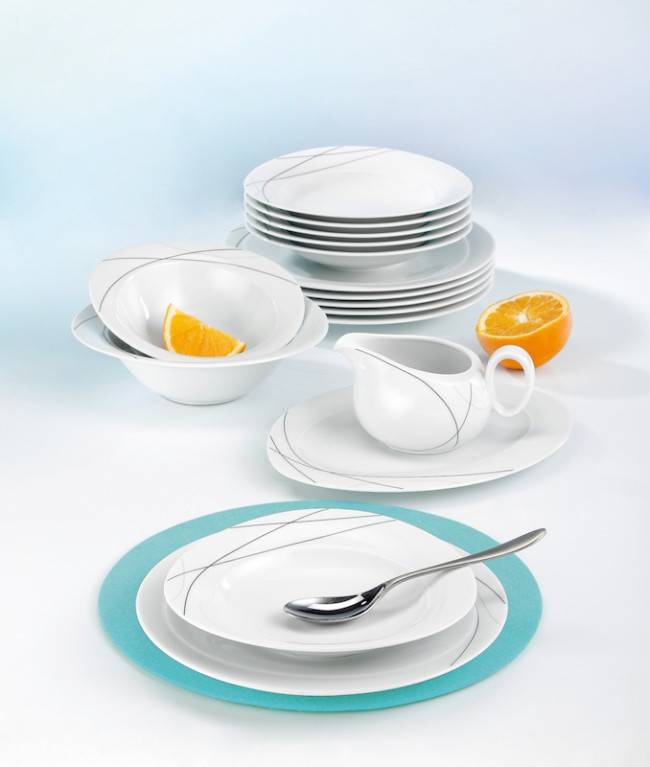Seltmann Weiden Trio Tafelservice 16-teilig Highline Outlet