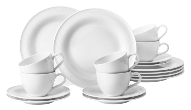 Seltmann Weiden Beat Kaffeeservice 18-teilig weiß Sonderangebote
