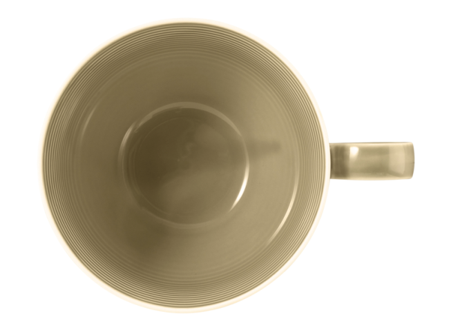 Seltmann Weiden Beat Milchkaffeetasse 0,35 l mit Relief Sandbeige Hotsell