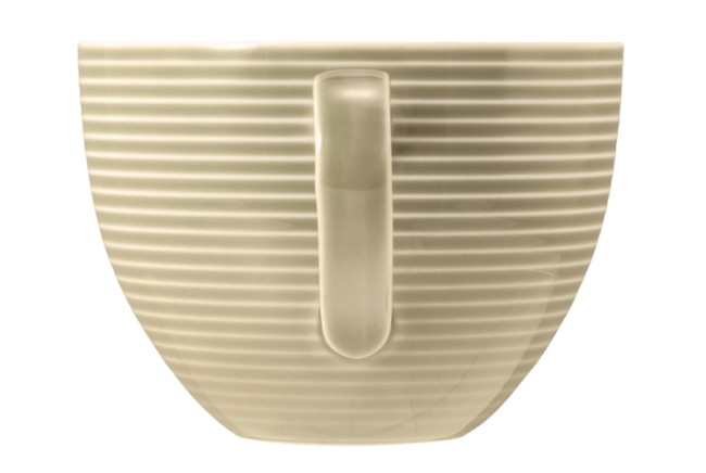 Seltmann Weiden Beat Milchkaffeetasse 0,35 l mit Relief Sandbeige Hotsell