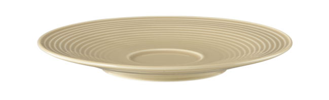 Seltmann Weiden Beat Kombi-Untertasse groß 16,5 cm Color Glaze Sandbeige Schlussverkauf