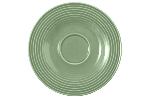 Seltmann Weiden Beat Kombi-Untertasse klein 13,5 cm Color Glaze Salbeigrün Flash Sale