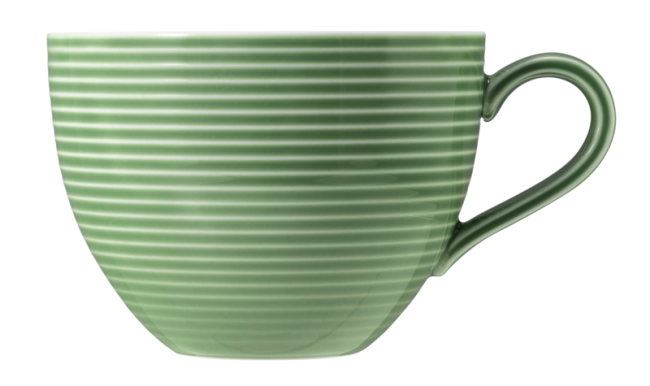 Seltmann Weiden Beat Milchkaffeetasse 0,35 l mit Relief Salbeigrün Online Shopping