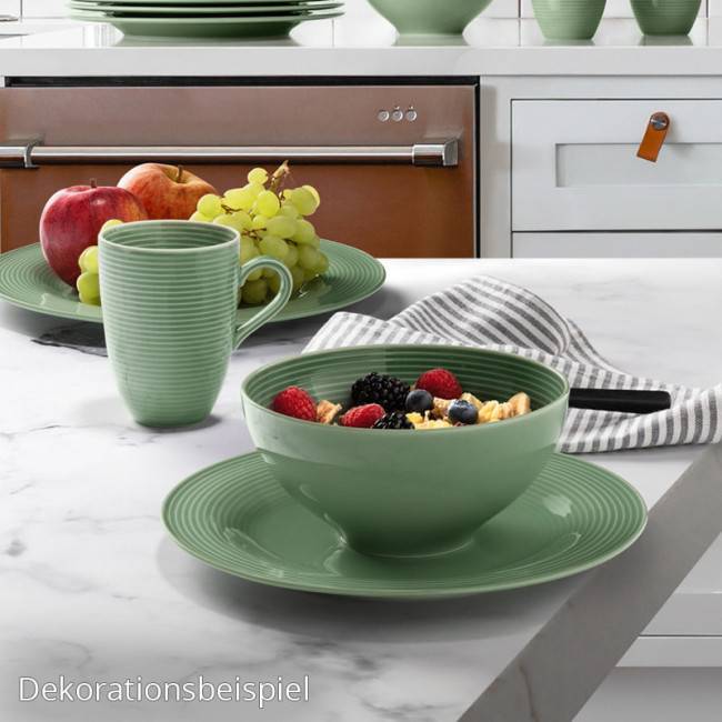 Seltmann Weiden Beat Frühstücksteller rund 23 cm Color Glaze Salbeigrün Black Friday