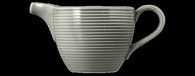 Seltmann Weiden Beat Milchkännchen 0,29 l mit Relief Color Glaze Perlgrau