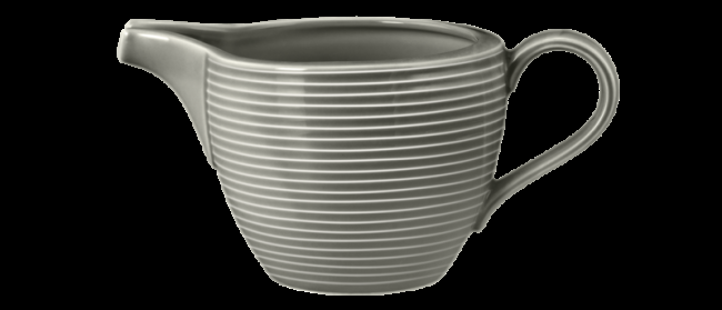 Seltmann Weiden Beat Milchkännchen 0,29 l mit Relief Color Glaze Perlgrau Heißer Verkauf