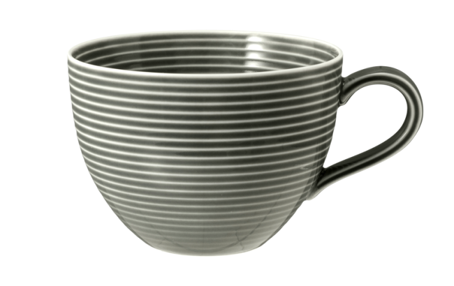 Seltmann Weiden Beat Milchkaffeetasse 0,35 l mit Relief Perlgrau Exklusive Angebote