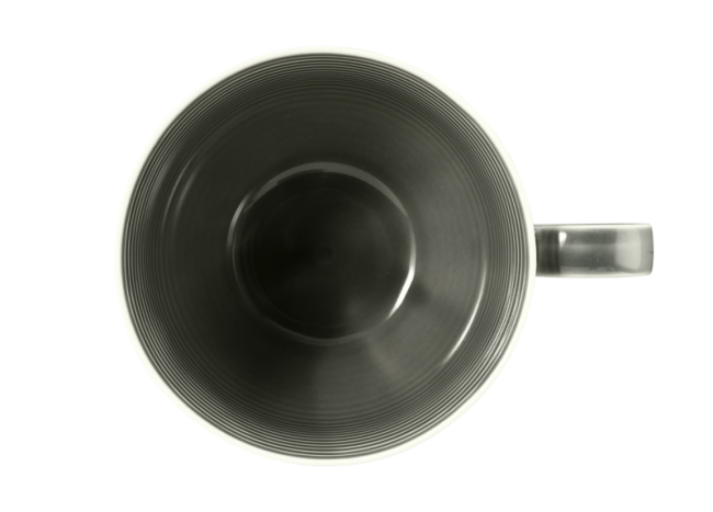 Seltmann Weiden Beat Milchkaffeetasse 0,35 l mit Relief Perlgrau Exklusive Angebote