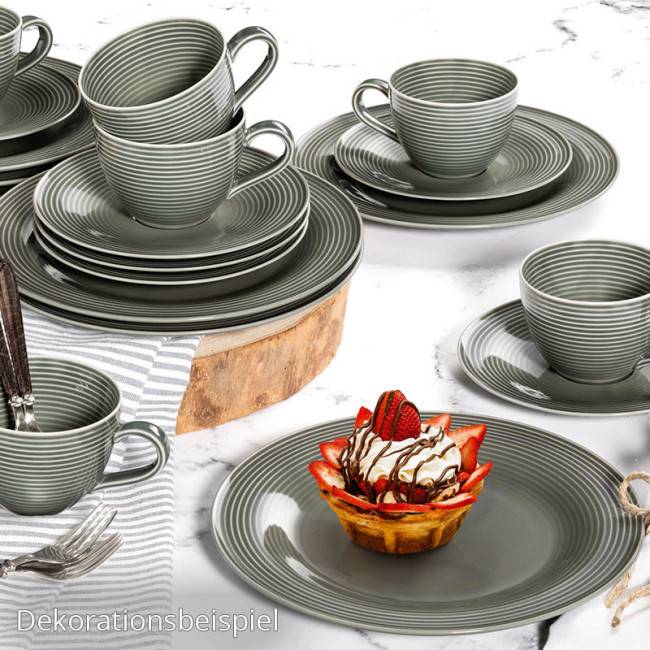 Seltmann Weiden Beat Frühstücksteller rund 23 cm Color Glaze Perlgrau Bestseller