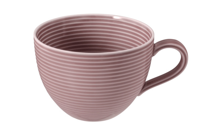 Seltmann Weiden Beat Milchkaffeetasse 0,35 l mit Relief Altrosa Clearance-Verkauf