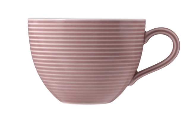 Seltmann Weiden Beat Milchkaffeetasse 0,35 l mit Relief Altrosa Clearance-Verkauf