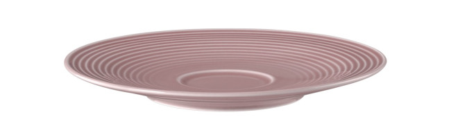 Seltmann Weiden Beat Kombi-Untertasse groß 16,5 cm Color Glaze Altrosa Fabrikladen