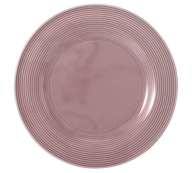 Seltmann Weiden Beat Speiseteller rund 27,5 cm Color Glaze Altrosa