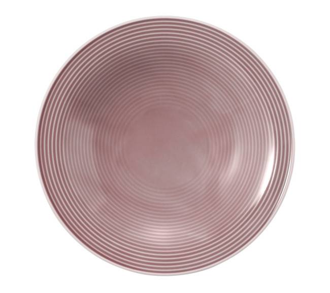 Seltmann Weiden Beat Suppenteller rund 22,5 cm Color Glaze Altrosa