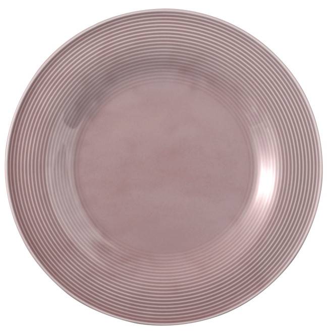 Seltmann Weiden Beat Teller flach 30 cm Color Glaze Altrosa