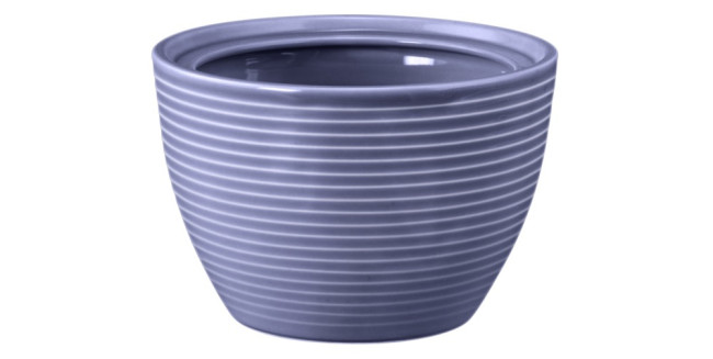 Seltmann Weiden Beat Zuckerdose 0,27 l mit Relief Color Glaze Fliederblau Schlussverkauf