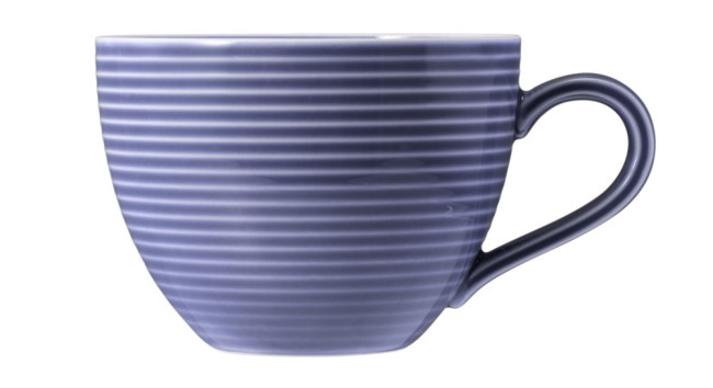 Seltmann Weiden Beat Kaffeetasse 0,26 l mit Relief Fliederblau Kostenloser Versand