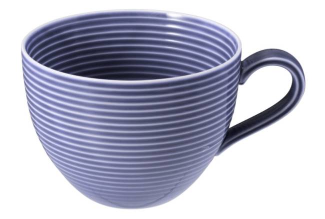 Seltmann Weiden Beat Milchkaffeetasse 0,35 l mit Relief Fliederblau Limitierter Zeitrabatt