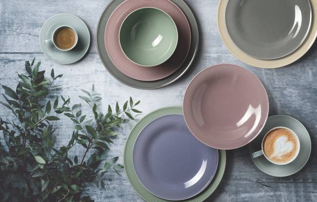 Seltmann Weiden Beat Frühstücksteller rund 23 cm Color Glaze Fliederblau Rabatt