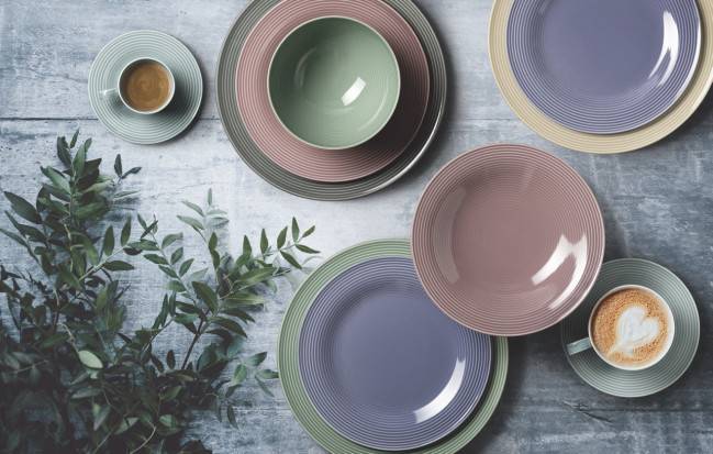 Seltmann Weiden Beat Teller flach 30 cm Color Glaze Fliederblau Flash Sale