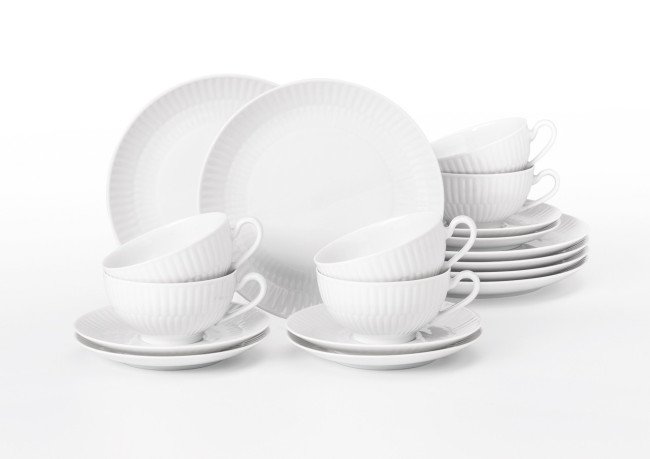 Seltmann Weiden Amina Teeservice 18-teilig klein weiß Letzter Tag