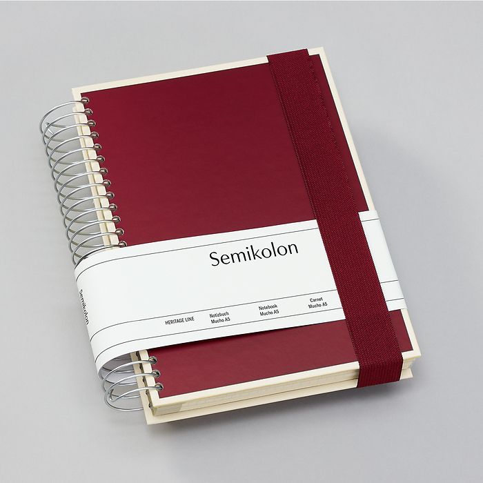 Semikolon Mucho A5 Spiralnotizbuch