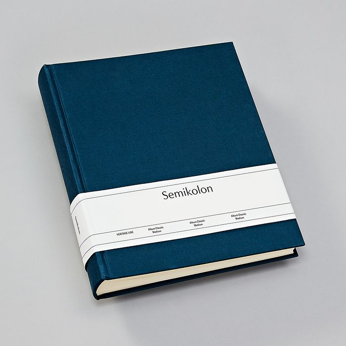 Semikolon Fotoalbum Medium in Buchleinen