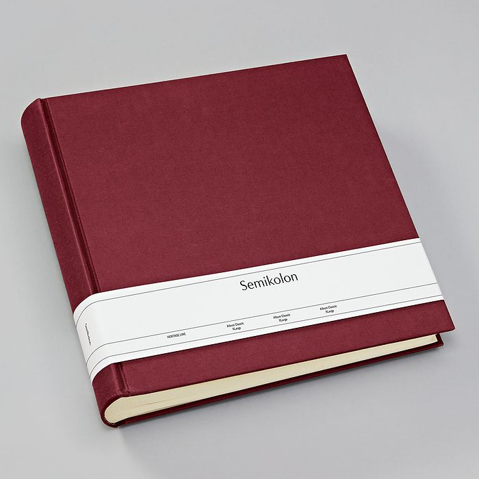 Semikolon Fotoalbum XLarge in Buchleinen Exklusivangebot