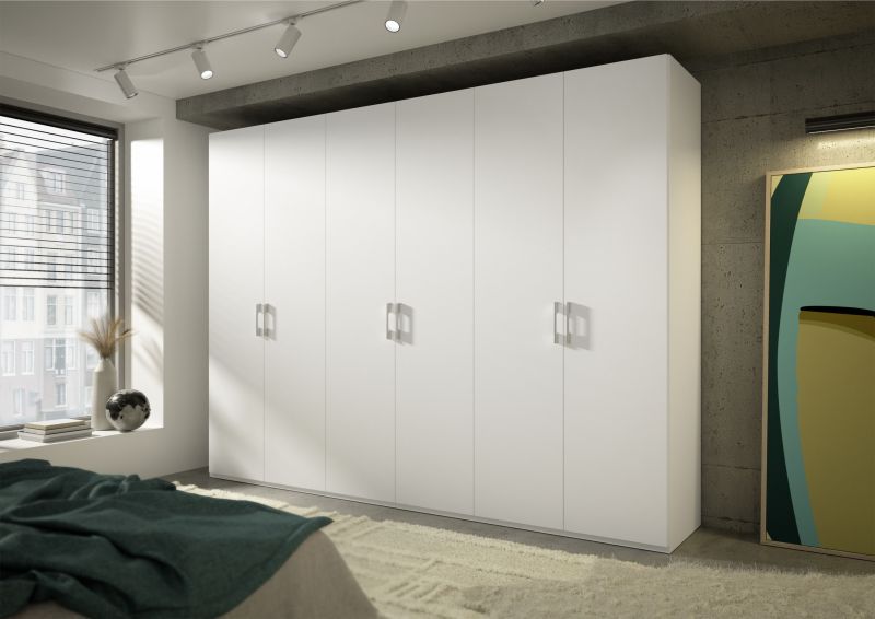 set one by Musterring Drehtürenschrank Henderson Neu alpinweiß weiß | Clearance-Verkauf