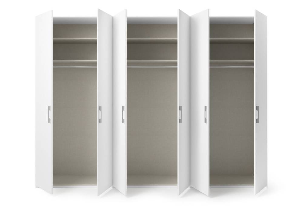set one by Musterring Drehtürenschrank Henderson Neu alpinweiß weiß | Clearance-Verkauf
