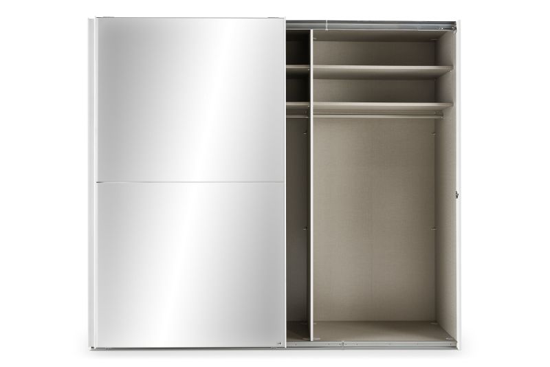set one by Musterring Schwebetürenschrank Henderson Neu alpinweiß weiß | Kostenloser Versand international