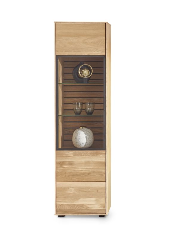 set one by Musterring Vitrine Jackson Massivholz natur | Speichern exportieren