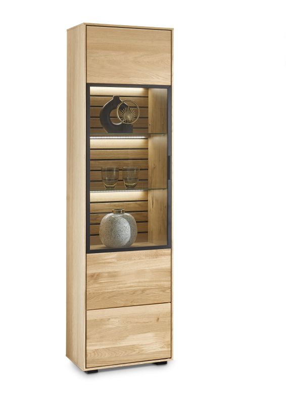 set one by Musterring Vitrine Jackson Massivholz natur | Speichern exportieren