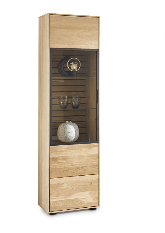 set one by Musterring Vitrine Jackson Massivholz natur | Speichern exportieren