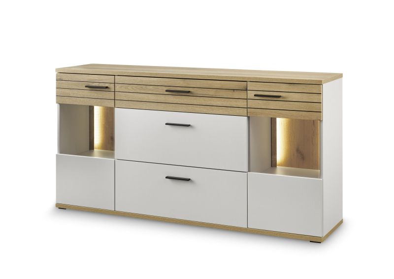 set one by Musterring Sideboard Quincy Lichtgrau grau | Auslauf