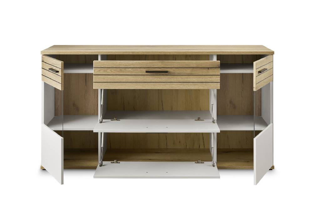 set one by Musterring Sideboard Quincy Lichtgrau grau | Auslauf